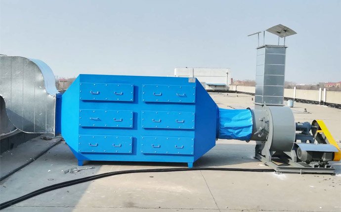 青岛某制衣厂废气治理工程竣工